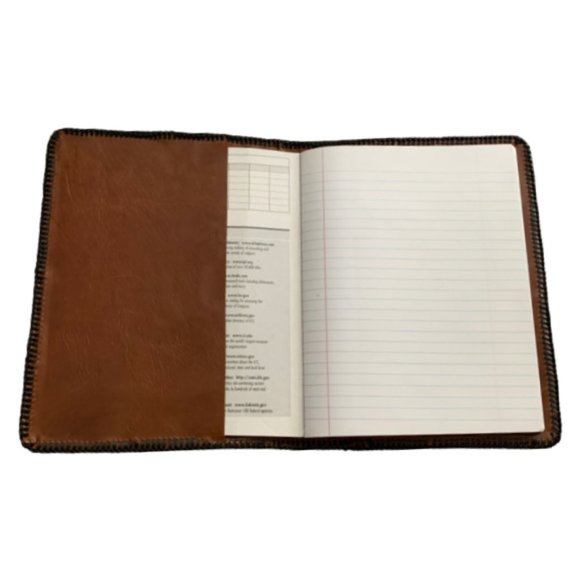 Luxury Hand Quilted Leather Journal/Diary Set - Picture 4 of 9